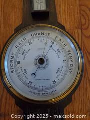 MaxSold Auction: Henry Birks &#38; Sons Wall-Mounted Aneroid Barometer with Thermometer A - Ottawa (Ontario, Canada) PARTNER MANAGED Downsizing Online Auction - Garfield Avenue