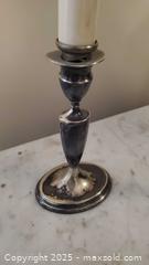 MaxSold Auction: Lot of 3 Table Lamps: Orient Express Brass + 2 Metal Candlesticks A - Ottawa (Ontario, Canada) PARTNER MANAGED Downsizing Online Auction - Garfield Avenue