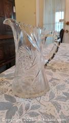 MaxSold Auction: Lot of 4 Cut Glass/Crystal Pieces – Pitcher, Bowl, 2 Decanters B - Ottawa (Ontario, Canada) PARTNER MANAGED Downsizing Online Auction - Garfield Avenue
