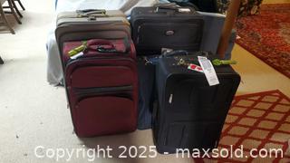MaxSold Auction: Lot of 5 Soft-Sided Upright Suitcases B - Ottawa (Ontario, Canada) PARTNER MANAGED Downsizing Online Auction - Garfield Avenue
