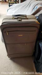 MaxSold Auction: Lot of 5 Soft-Sided Upright Suitcases B - Ottawa (Ontario, Canada) PARTNER MANAGED Downsizing Online Auction - Garfield Avenue