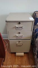 MaxSold Auction: Metal 3-Drawer Vertical Filing Cabinet B - Ottawa (Ontario, Canada) PARTNER MANAGED Downsizing Online Auction - Garfield Avenue