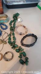MaxSold Auction: Mixed Costume Jewelry Lot — Necklaces, Bracelets, Earrings, Pendants, Brooches A - Ottawa (Ontario, Canada) PARTNER MANAGED Downsizing Online Auction - Garfield Avenue