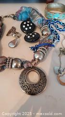 MaxSold Auction: Mixed Costume Jewelry Lot — Necklaces, Bracelets, Earrings, Pendants, Brooches A - Ottawa (Ontario, Canada) PARTNER MANAGED Downsizing Online Auction - Garfield Avenue