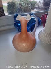 MaxSold Auction: Mixed Vintage Art Glass Lot, 7 Pieces (Vases, Bowls, Compote) B - Ottawa (Ontario, Canada) PARTNER MANAGED Downsizing Online Auction - Garfield Avenue