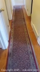 MaxSold Auction: Pair of Burgundy Oriental Floral Hallway Runners B - Ottawa (Ontario, Canada) PARTNER MANAGED Downsizing Online Auction - Garfield Avenue