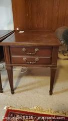 MaxSold Auction: Pair of Kroehler End / Side Tables with Drawer C - Ottawa (Ontario, Canada) PARTNER MANAGED Downsizing Online Auction - Garfield Avenue
