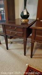 MaxSold Auction: Pair of Kroehler End / Side Tables with Drawer C - Ottawa (Ontario, Canada) PARTNER MANAGED Downsizing Online Auction - Garfield Avenue
