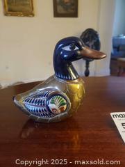 MaxSold Auction: Pair of Tonalá-Style Enamel Brass Duck Figurines A - Ottawa (Ontario, Canada) PARTNER MANAGED Downsizing Online Auction - Garfield Avenue