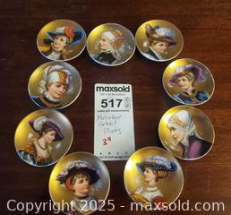 MaxSold Auction:  Porcelain Miniature Decorative Plates, 3 in (7.5 cm) A - Ottawa (Ontario, Canada) PARTNER MANAGED Downsizing Online Auction - Garfield Avenue