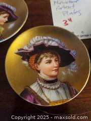 MaxSold Auction:  Porcelain Miniature Decorative Plates, 3 in (7.5 cm) A - Ottawa (Ontario, Canada) PARTNER MANAGED Downsizing Online Auction - Garfield Avenue