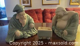 MaxSold Auction: Porcelain/Ceramic Asian Figural Set, 3 Pieces A - Ottawa (Ontario, Canada) PARTNER MANAGED Downsizing Online Auction - Garfield Avenue