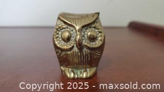 MaxSold Auction: Set of 3 Brass Decorative Owl Figurines A - Ottawa (Ontario, Canada) PARTNER MANAGED Downsizing Online Auction - Garfield Avenue