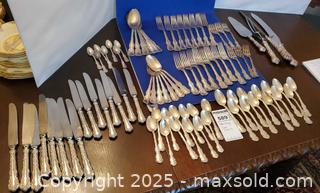 MaxSold Auction: Sterling Silver Flatware, Ornate Victorian/Baroque Scroll Pattern A - Ottawa (Ontario, Canada) PARTNER MANAGED Downsizing Online Auction - Garfield Avenue
