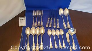 MaxSold Auction: Sterling Silver Ornate Scroll Flatware Set with Monogram M A - Ottawa (Ontario, Canada) PARTNER MANAGED Downsizing Online Auction - Garfield Avenue