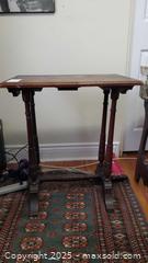 MaxSold Auction: Victorian-Style Wooden Side Table, A - Ottawa (Ontario, Canada) PARTNER MANAGED Downsizing Online Auction - Garfield Avenue