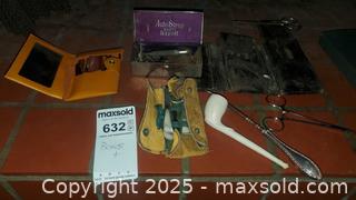 MaxSold Auction: Vintage grooming &#38; personal care lot: razor, travel roll, pipe A - Ottawa (Ontario, Canada) PARTNER MANAGED Downsizing Online Auction - Garfield Avenue