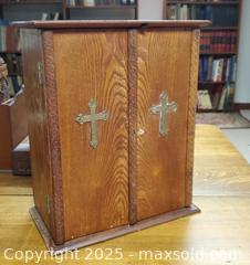 MaxSold Auction: Vintage Travel Sacristy Cabinet (Prie-Dieu Style Tabernacle) A - Ottawa (Ontario, Canada) PARTNER MANAGED Downsizing Online Auction - Garfield Avenue
