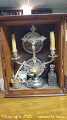 MaxSold Auction: Vintage Travel Sacristy Cabinet (Prie-Dieu Style Tabernacle) A - Ottawa (Ontario, Canada) PARTNER MANAGED Downsizing Online Auction - Garfield Avenue