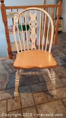 MaxSold Auction: Windsor-style Spindle-Back Dining/Kitchen Side Chair A - Ottawa (Ontario, Canada) PARTNER MANAGED Downsizing Online Auction - Garfield Avenue