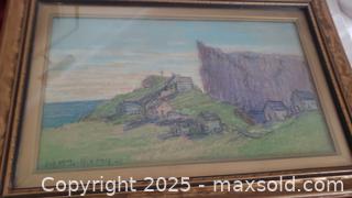 MaxSold Auction: F.H McGillivray Framed Original Coastal Village Artwork A - Ottawa (Ontario, Canada) PARTNER MANAGED Downsizing Online Auction - Garfield Avenue