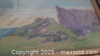 MaxSold Auction: F.H McGillivray Framed Original Coastal Village Artwork A - Ottawa (Ontario, Canada) PARTNER MANAGED Downsizing Online Auction - Garfield Avenue