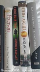 MaxSold Auction: Hardcover Book Lot — Contemporary, Thriller, Memoir, Non-fiction B - Ottawa (Ontario, Canada) PARTNER MANAGED Downsizing Online Auction - Garfield Avenue