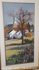 MaxSold Auction: Raynald Leclerc — L'Église de mon enfance (Original Oil on Canvas) A - Ottawa (Ontario, Canada) PARTNER MANAGED Downsizing Online Auction - Garfield Avenue