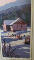 MaxSold Auction: Raynald Leclerc Original Signed Winter Landscape Painting with Cottage A - Ottawa (Ontario, Canada) PARTNER MANAGED Downsizing Online Auction - Garfield Avenue