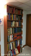 MaxSold Auction: Tall Wood-Veneer Bookshelf C - Ottawa (Ontario, Canada) PARTNER MANAGED Downsizing Online Auction - Garfield Avenue