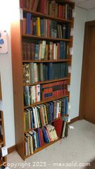 MaxSold Auction: Tall Wood-Veneer Bookshelf C - Ottawa (Ontario, Canada) PARTNER MANAGED Downsizing Online Auction - Garfield Avenue