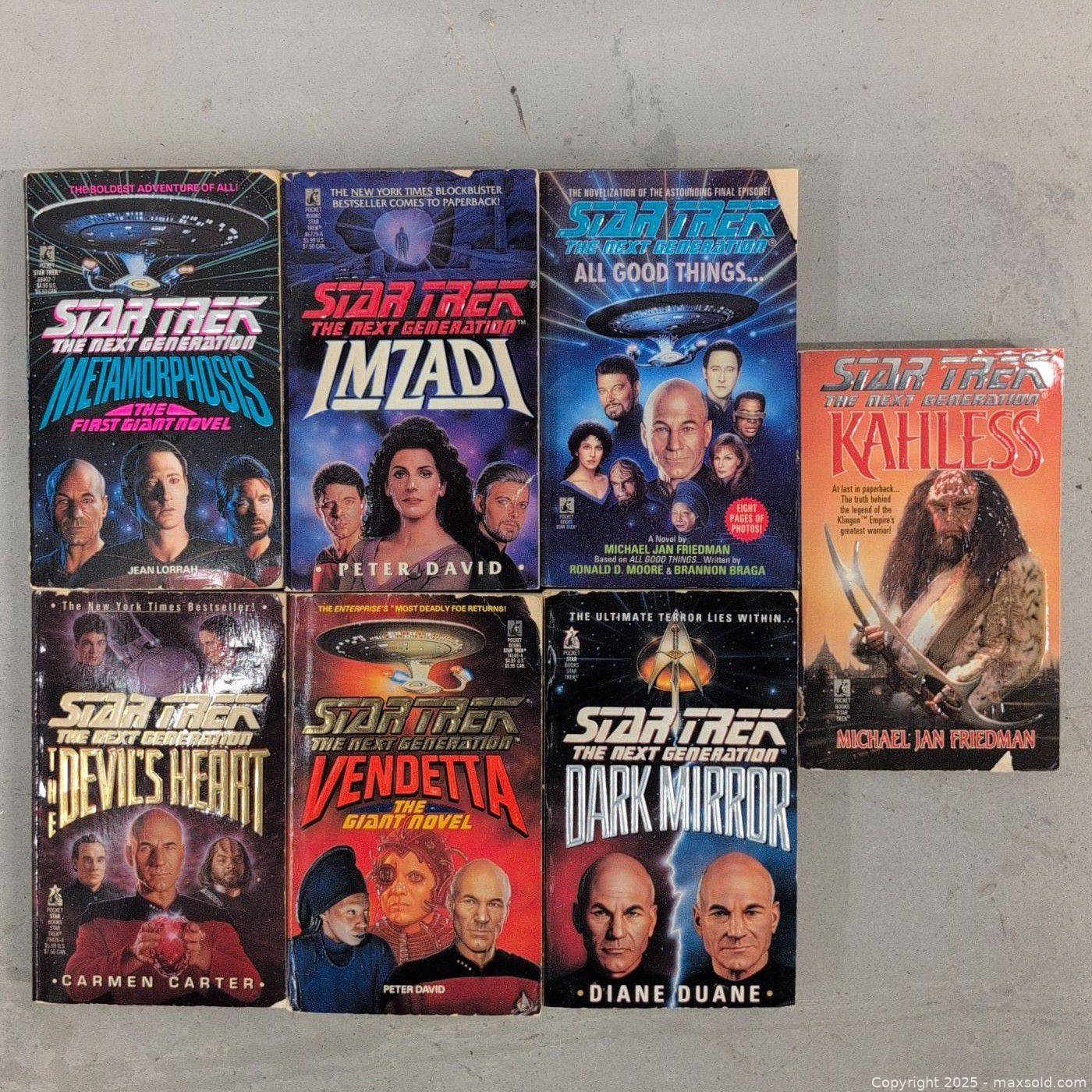Star Trek The Next Generation Novels Lot of 7 | Maxsold