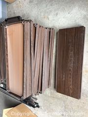 MaxSold Auction: Metal Shelving with a wood finish - Southeast Crossing (Colorado, USA) PARTNER MANAGED Estate Sale Online Auction - East Baltic Circle