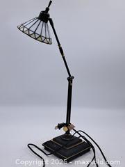 MaxSold Auction: Desk Lamp with Coloured Leaded Glass Shade - Burnside (British Columbia, Canada) PARTNER MANAGED Estate Sale Online Auction - Hillside Avenue