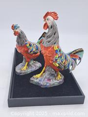 MaxSold Auction: Pair of Antique Glazed Porcelain Roosters - Burnside (British Columbia, Canada) PARTNER MANAGED Estate Sale Online Auction - Hillside Avenue