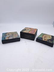 MaxSold Auction: Three Small Paintings signed Alvarado &#39;10 - Burnside (British Columbia, Canada) PARTNER MANAGED Estate Sale Online Auction - Hillside Avenue