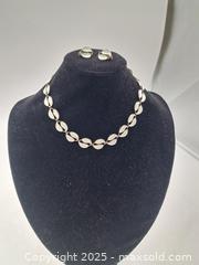 MaxSold Auction: Vintage MCM 925 Sterling Silver David Andersen Norway Enameled Necklace and Matching Earrings - Burnside (British Columbia, Canada) PARTNER MANAGED Estate Sale Online Auction - Hillside Avenue