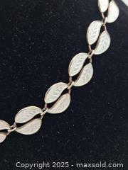 MaxSold Auction: Vintage MCM 925 Sterling Silver David Andersen Norway Enameled Necklace and Matching Earrings - Burnside (British Columbia, Canada) PARTNER MANAGED Estate Sale Online Auction - Hillside Avenue