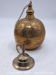 MaxSold Auction: Vintage Metal Middle Eastern Lamp - Burnside (British Columbia, Canada) PARTNER MANAGED Estate Sale Online Auction - Hillside Avenue