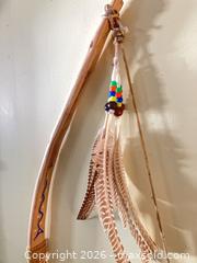 MaxSold Auction: Large Ceremonial/Souvenir  Bow & Arrow - Lanark (Ontario, Canada) SELLER MANAGED Downsizing Online Auction -  Markle Road