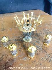 MaxSold Auction: Vintage Toledo Cocktail Skewer Set With Matching Salt & Pepper Shakers - Lanark (Ontario, Canada) SELLER MANAGED Downsizing Online Auction -  Markle Road