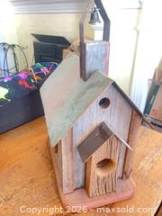 MaxSold Auction: Wood & Metal Handcrafted Birdhouse - Lanark (Ontario, Canada) SELLER MANAGED Downsizing Online Auction -  Markle Road