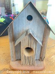 MaxSold Auction: Wood & Metal Handcrafted Birdhouse - Lanark (Ontario, Canada) SELLER MANAGED Downsizing Online Auction -  Markle Road
