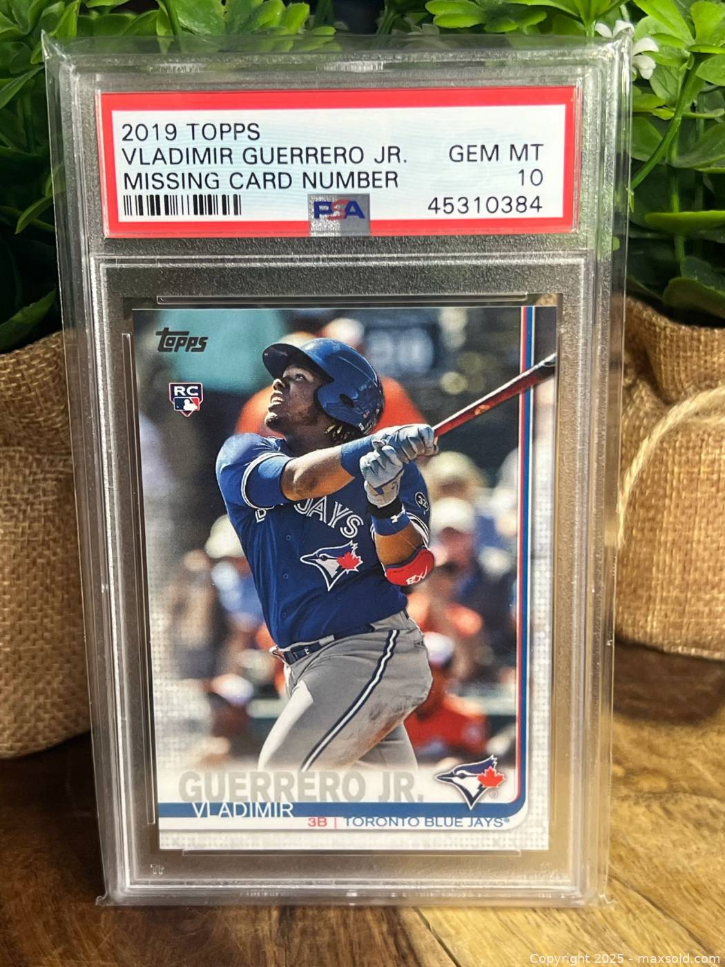 2019 Topps Vladimir Guerrero Jr Rookie Baseball Card PSA 10 Gem