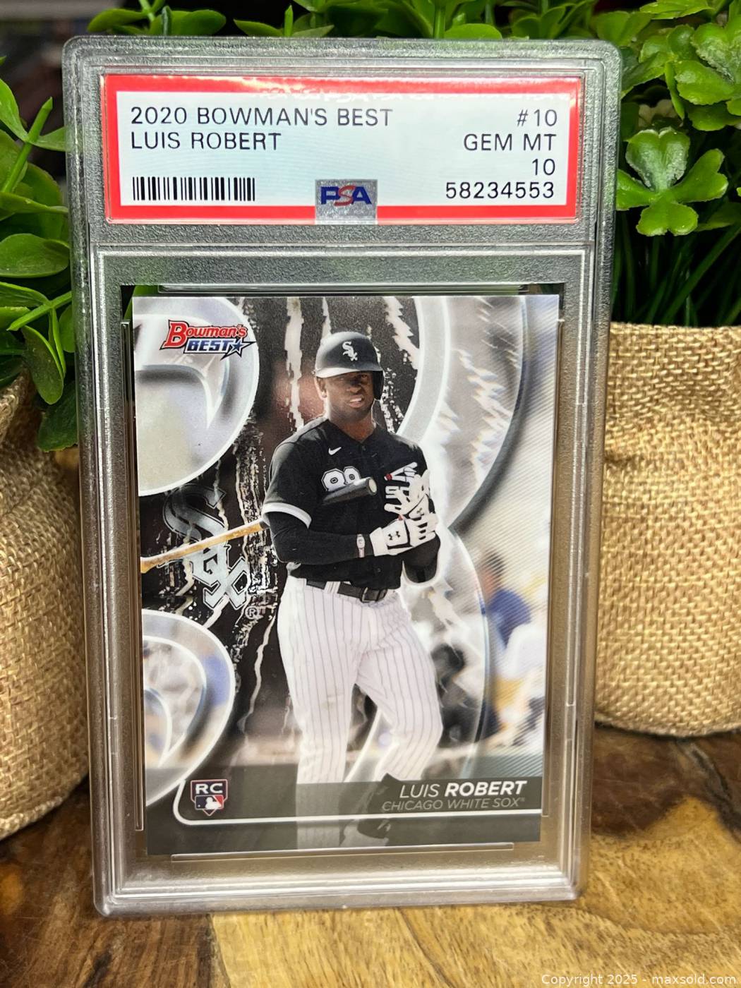 Luis Robert 2020 Bowman's Best Rookie PSA 10 Gem Mint