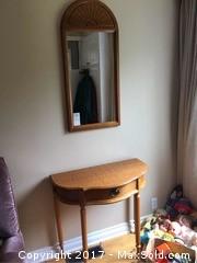 Hall Mirror And Table