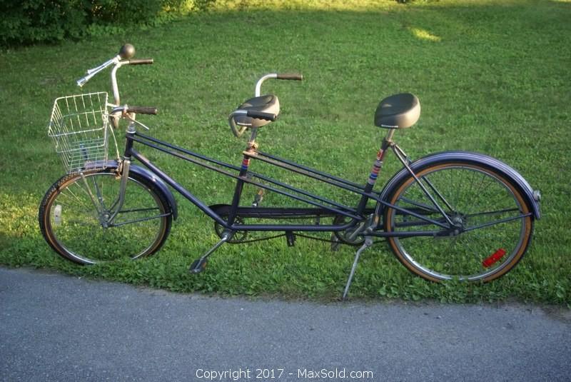 vintage tandem bicycle