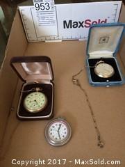 10 Carat Gold Filled Pocket Watch And More-A