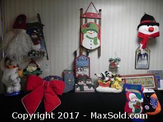 Assorted Christmas Wall Decor And More - A
