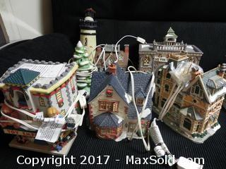 Lemax Lighted Christmas Village - A